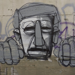 Urban Gaze Graffiti Art Wall Canvas - Image 3