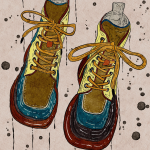 Wanderlust Soles - wall canvas - Image 3