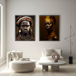 Timeless Royalty: The Essence of Africa