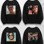 Personalized Photo Sweatshirt Black - Image 2