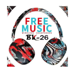 BK-26 Graffiti Wireless Bluetooth Headphones - Image 3