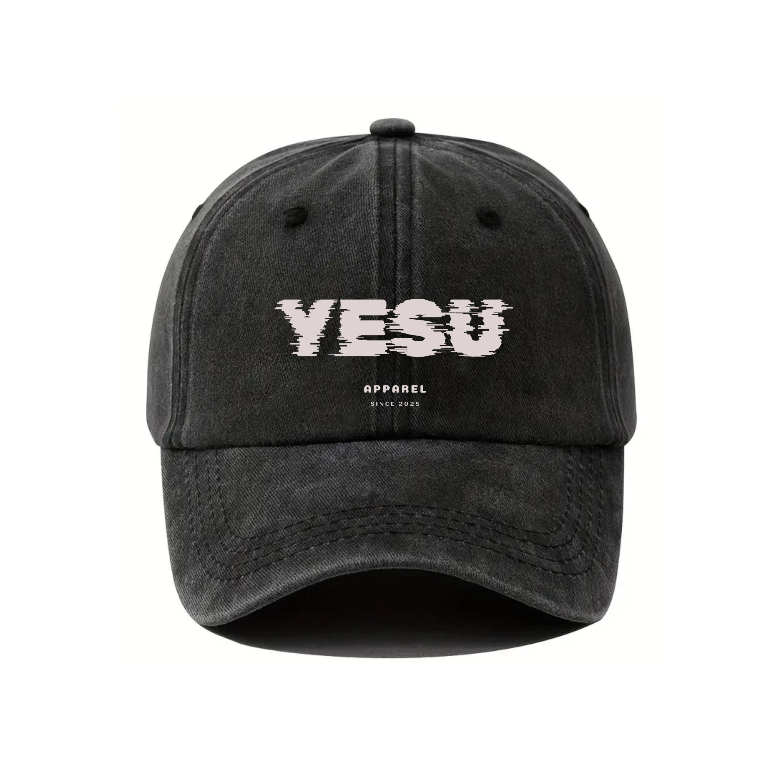freepik-linear-loveshine-nail-salon-logo-20250320123649VhTr.png YESU Vintage Cap – Midnight Edition - Image 1