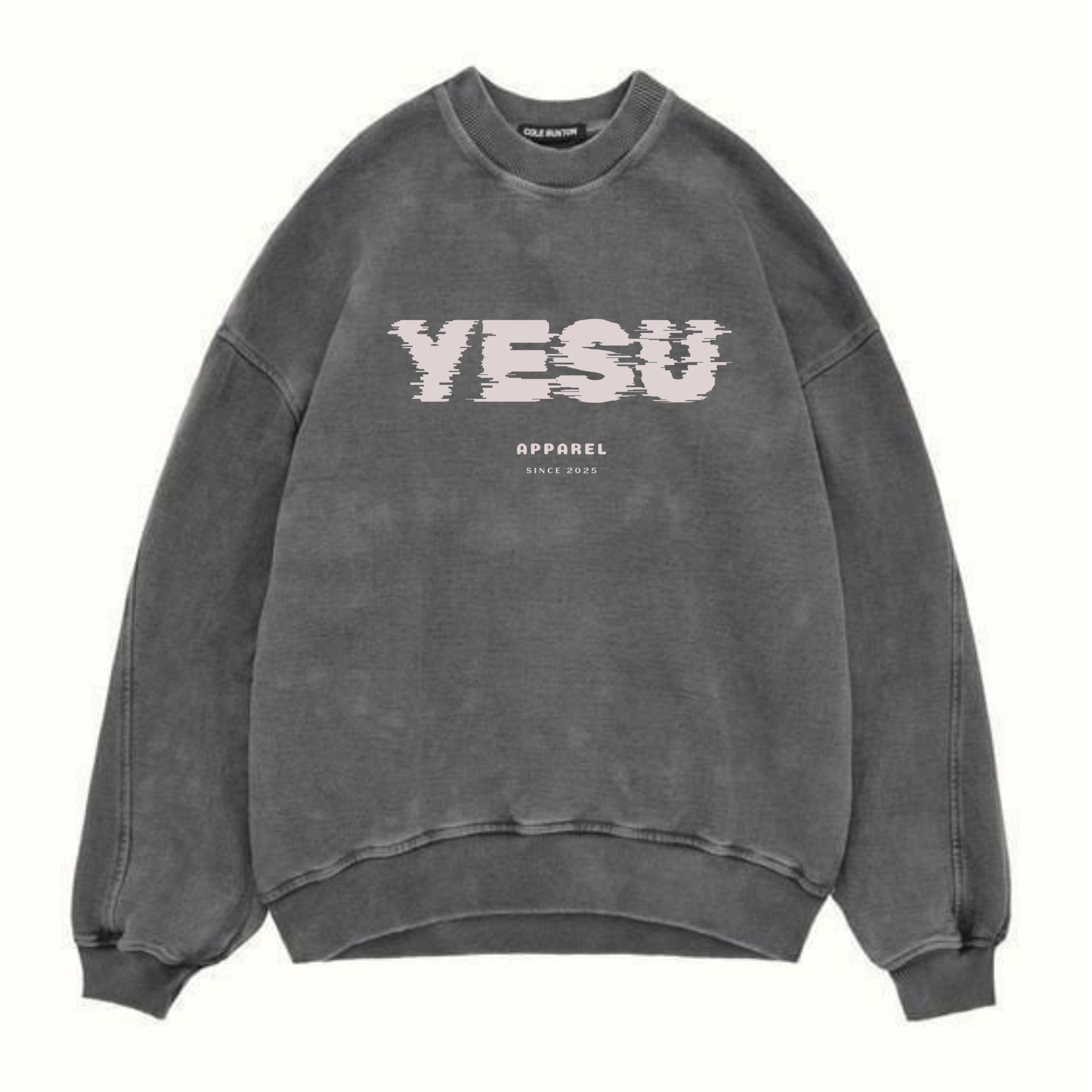 freepik-linear-loveshine-nail-salon-logo-20250321105750QDCH.png YESU Vintage Washed Crewneck Sweater - Image 1