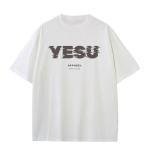 YESU Signature Oversized Tee – White Edition