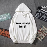 Custom Design Hoodie White