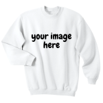 Personalized Photo Sweatshirt White