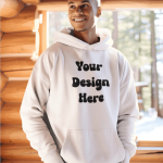 Custom Design Hoodie White - Image 2