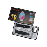 V Smart Watch with 2 Interchangeable Bands and Charging Cable