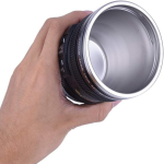 Stainless Steel Camera Lens Coffee Mug - Image 4